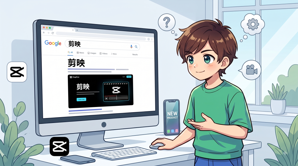 剪映電腦版 基礎教學 剪映電腦版基礎教學:如何在電腦上搜尋與下載剪映軟體插圖