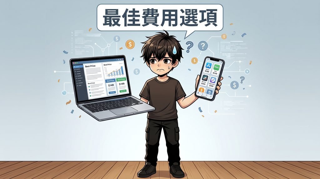 Monica AI 訂閱費用比價插圖：電腦版與手機版價格比較、增值稅避坑與最佳CP值推薦