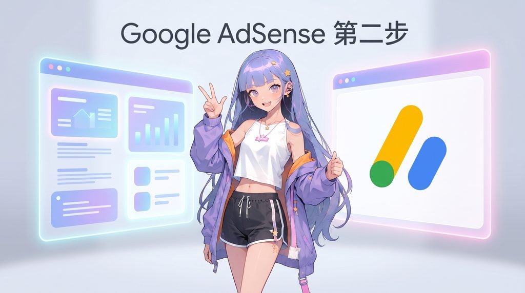 Google AdSense 第二步：身分驗證與 PIN 碼地址驗證教學示意圖