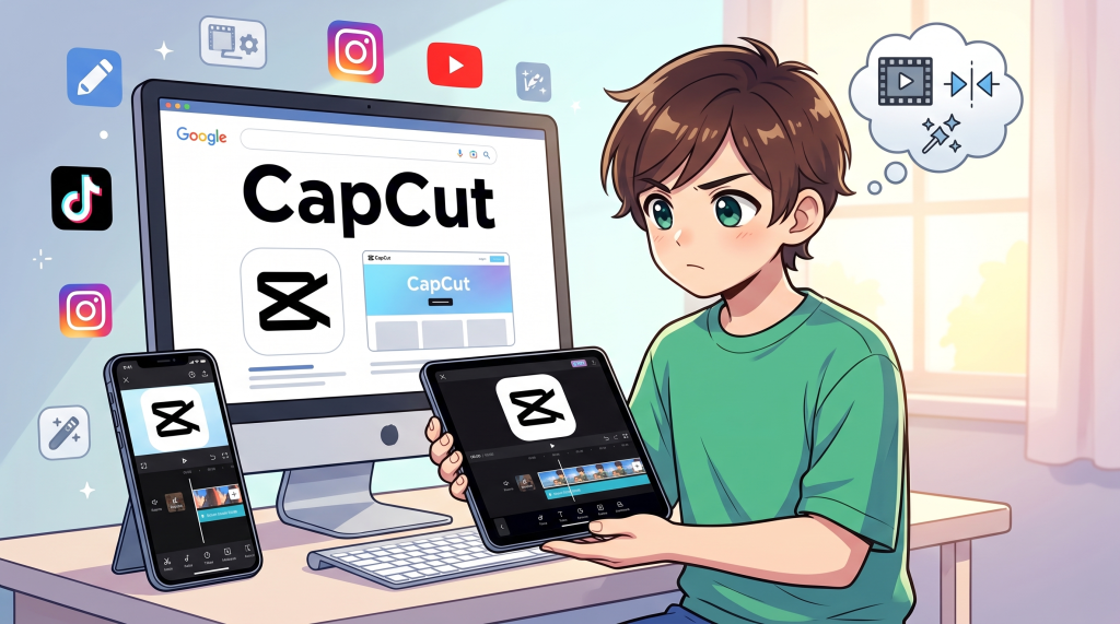 CapCut 電腦版 基礎教學 CapCut 電腦版基礎教學:電腦、手機與平板跨平台剪輯操作示範插圖