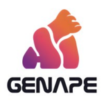 GenApe 生成猿 AI 工具 Logo
